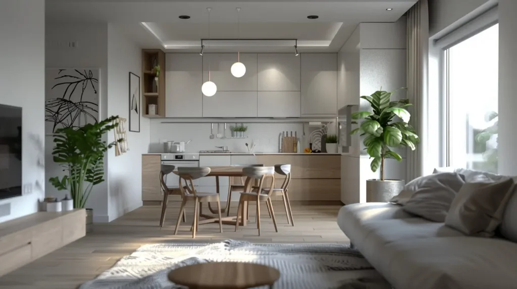 cucina open space interior design