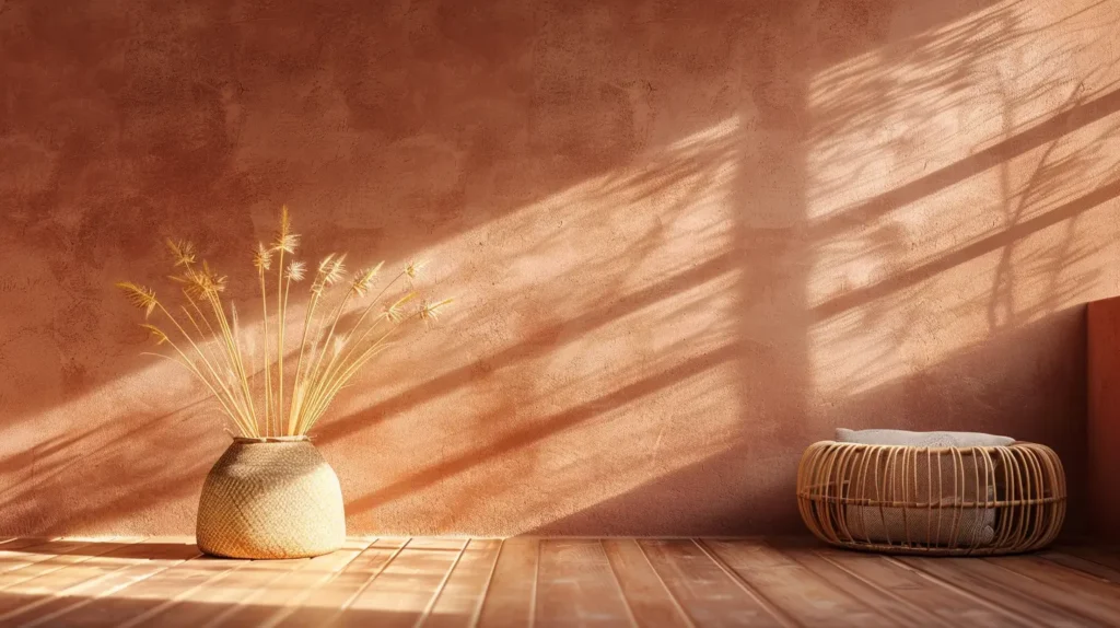 immagine per materiali interni color terra